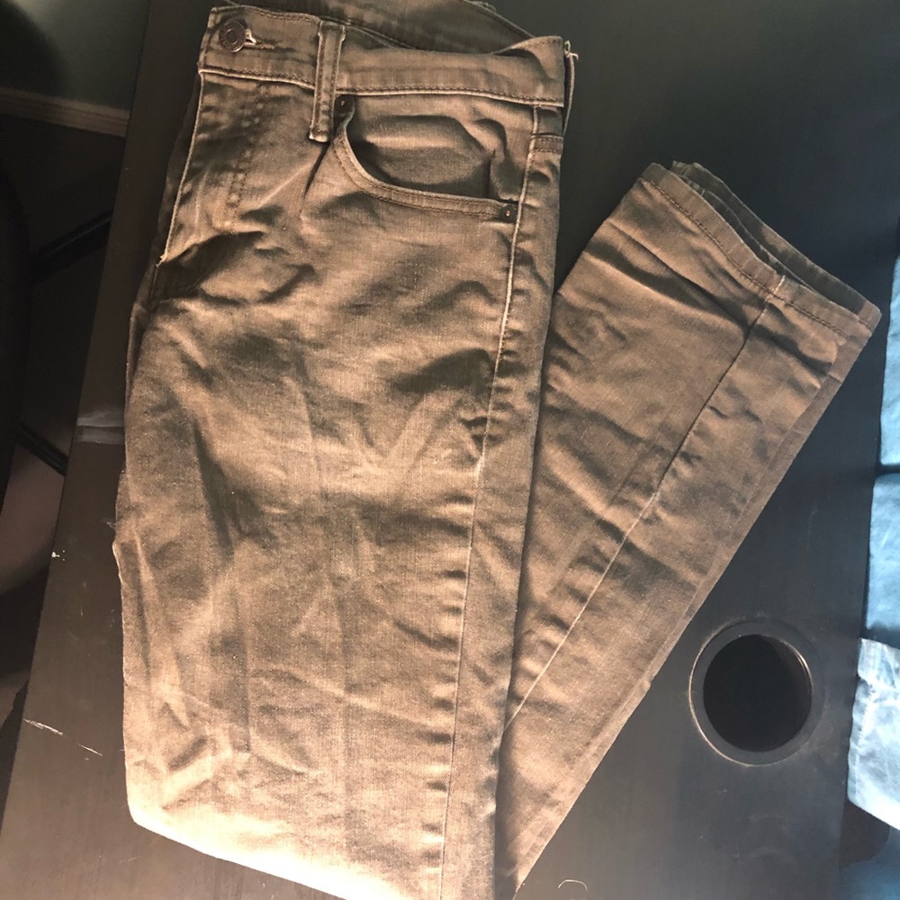 Levi’s 511 skinny jeans, brown— 29-30”